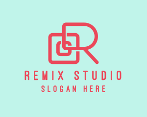 Photography Studio Letter R logo design