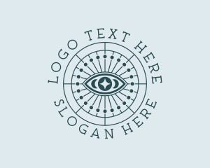Theraputic - Mystic Fortune Eye logo design