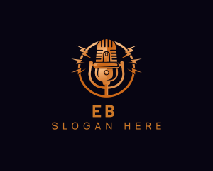 Mic Podcast Recording Logo