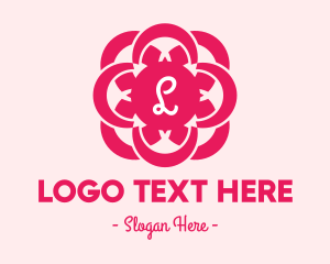 Trendy - Pink Feminine Lettermark logo design