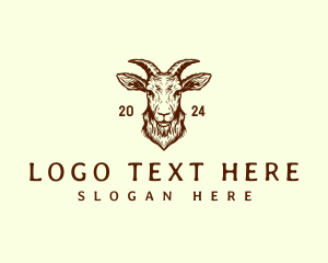 Goat - Animal Goat Farm logo design