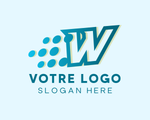 Letter W - Modern Tech Letter W logo design