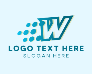 Program - Modern Tech Letter W logo design