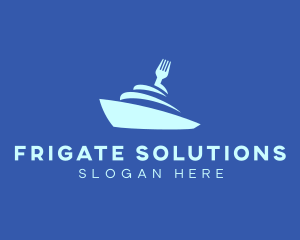 Frigate - Cruise Ship Meal logo design
