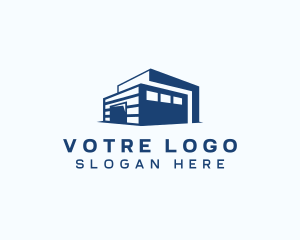 Construction - Industrial Warehouse Depot logo design