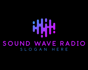 Radio - Music Radio Frequency logo design