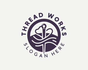 Stitching Needle Thread logo design