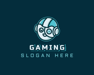 Robot Cyborg Gaming Logo