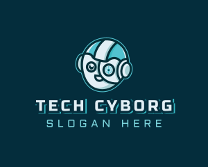 Cyborg - Robot Cyborg Gaming logo design