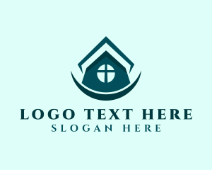 Roofing - House Property Residence logo design