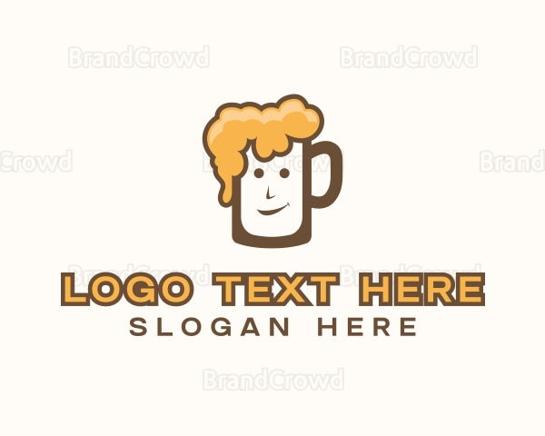 Bubbly Beer Mug Logo