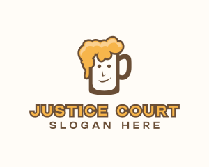 Mascot - Bubbly Beer Mug logo design