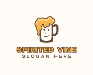 Alcohol - Bubbly Beer Mug logo design