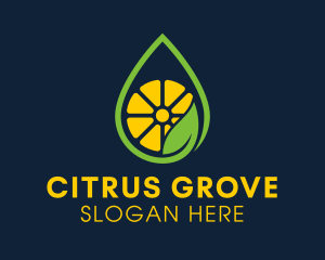 Citrus - Citrus Oil Droplet logo design