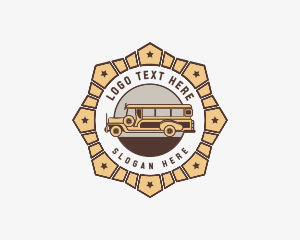 Steamed Cake - Philippine Jeepney Vehicle logo design