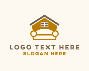 Furnish - Home Furniture Couch logo design