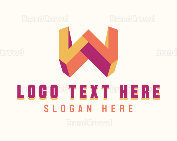 Creative Studio Letter W Logo