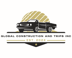 Retro Automobile Restoration Logo