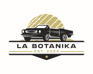 Retro Automobile Restoration Logo