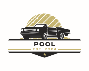 Retro Automobile Restoration Logo