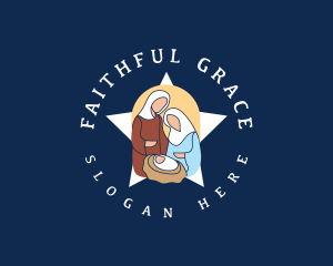 Religious - Religious Christian Christmas logo design