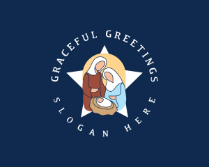 Christian - Religious Christian Christmas logo design