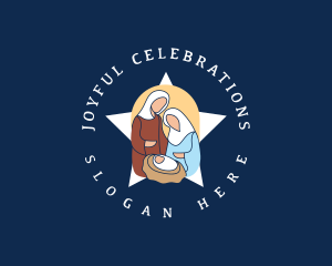 Festivity - Religious Christian Christmas logo design