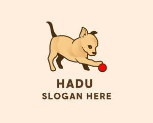 Vet - Dog Playing Ball logo design