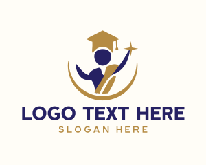 Scholarship - Education Graduation Student logo design