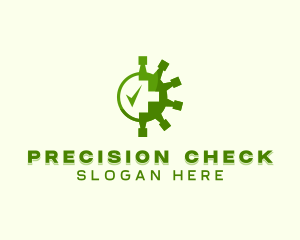 Medical Virus Checkmark logo design