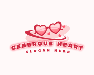 Heart Shades Eyewear logo design