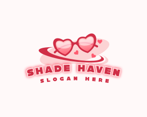 Heart Shades Eyewear logo design