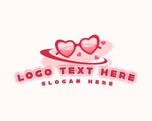 Dating - Heart Shades Eyewear logo design