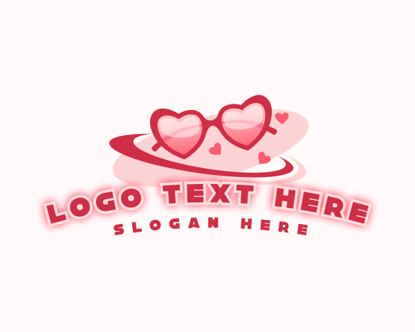 Shade - Heart Shades Eyewear logo design