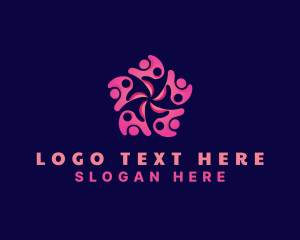 Abstract - Parenting People Organization logo design