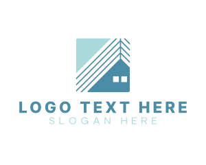 Compound - House Roof Building logo design