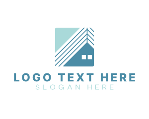 House Cleaning - House Roof Building logo design
