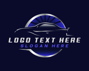 Driving - Luxury Car Mechanic logo design