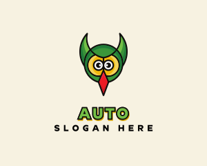 Owl Bird Face Logo