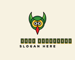 Owl - Owl Bird Face logo design
