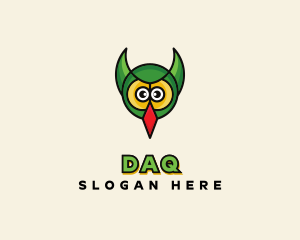 Animal - Owl Bird Face logo design