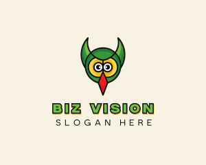 Owl Bird Face logo design