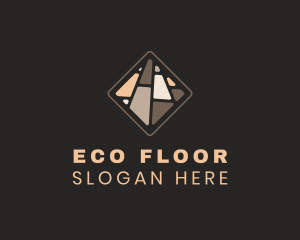 Linoleum - Floor Plank Tile logo design