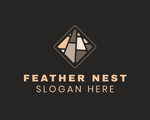 Floor Plank Tile logo design