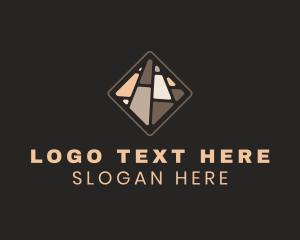 Floor Tiles - Floor Plank Tile logo design
