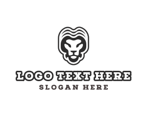 League - Wild Animal Lion logo design