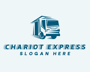 Express Truck Shipment logo design