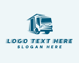 Shipping - Express Truck Shipment logo design