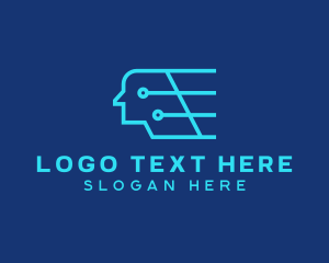 Artificial Intelligence Technology logo design