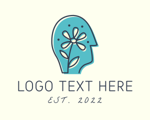 Wellbeing - Flower Mental Peace logo design